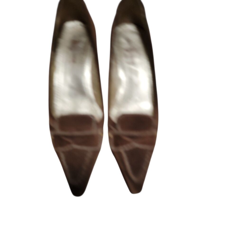 Car Shoe Brown Suede Driving Loafers Womens EU 36.5 Made In Italy Luxury